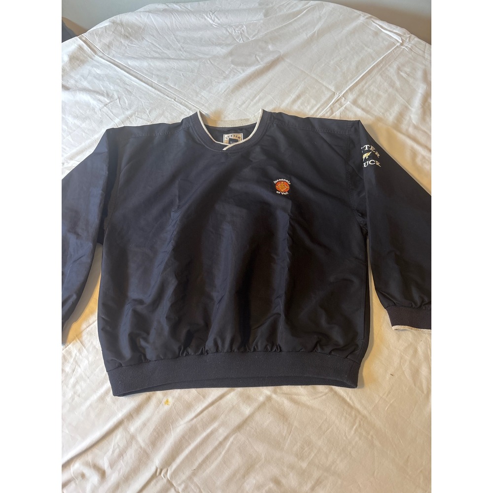Cutter & Buck Windshirt Mens L Black Sonnenalp of Vail Golf Pullover